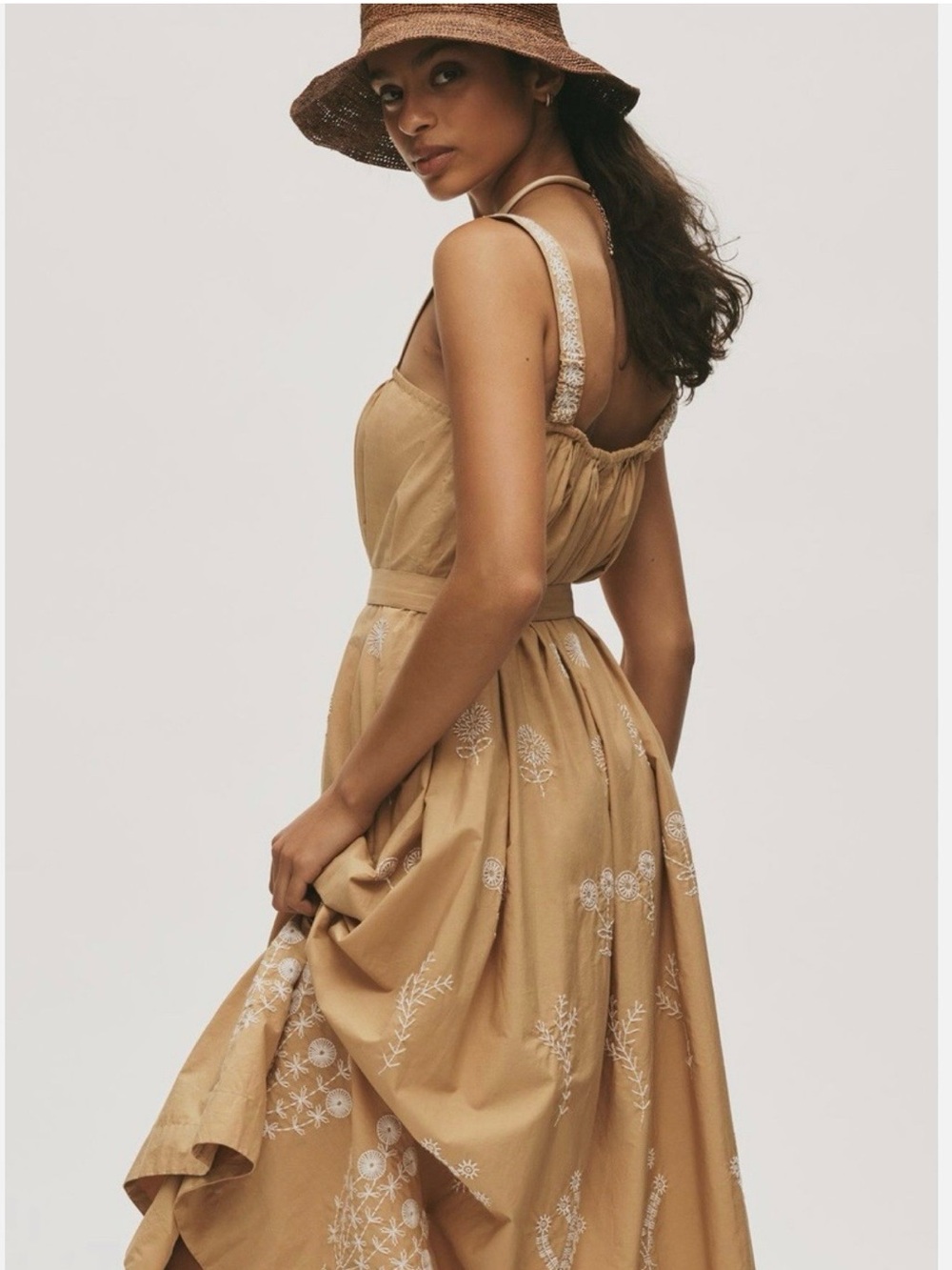 New MOTHER More Is More Maxi Dress Size M Cottage core/ vacation/ summer/boho‎